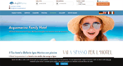 Desktop Screenshot of hotel-acquamarina.it